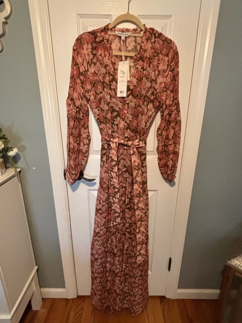 Veronica Beard Isra Silk Maxi Dress - Picture 5 of 11